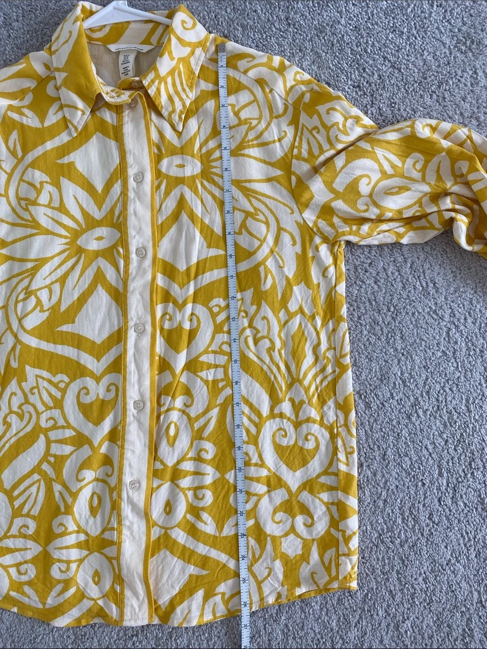 H&M Linen Blend Set-Button Down Shirt & Pant